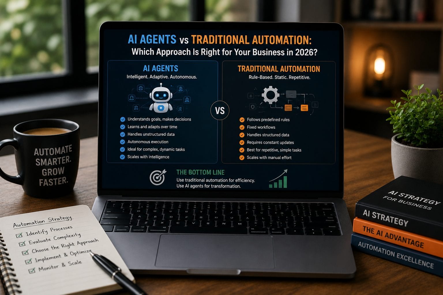 AI agents vs traditional automation - which is right for your business