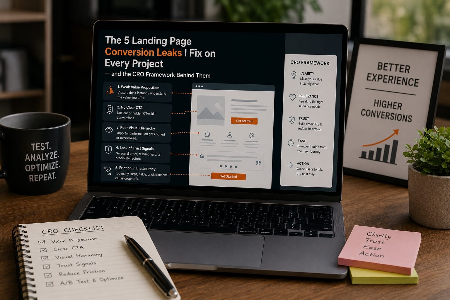 5 landing page conversion leaks and how to fix them